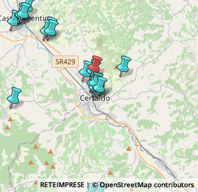 Mappa Via Valdracca, 50052 Certaldo FI, Italia (4.834)