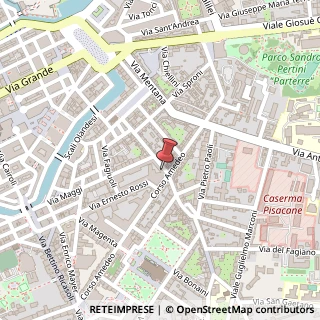 Mappa Via Guglielmo Oberdan, 82, 57125 Livorno, Livorno (Toscana)
