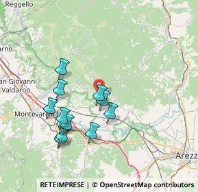 Mappa 52024 Arezzo AR, Italia (7.28333)