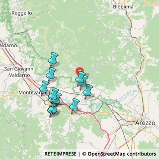 Mappa Via Venezia, 52024 Arezzo AR, Italia (7.28333)
