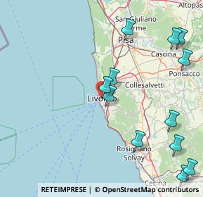 Mappa Via S. Sebastiano, 57123 Livorno LI, Italia (21.27)