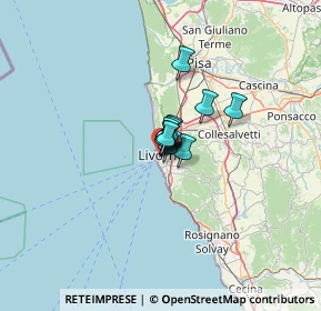 Mappa Via Ilio Barontini, 57123 Livorno LI, Italia (4.195)