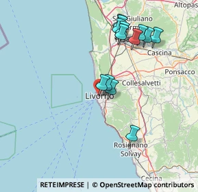 Mappa Via Ilio Barontini, 57123 Livorno LI, Italia (15.46769)