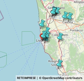 Mappa Via S. Sebastiano, 57123 Livorno LI, Italia (12.84875)