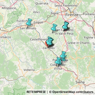 Mappa Via della Lama, 50052 Certaldo FI, Italia (11.15533)