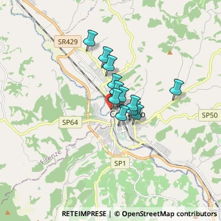 Mappa Via della Lama, 50052 Certaldo FI, Italia (1.07667)