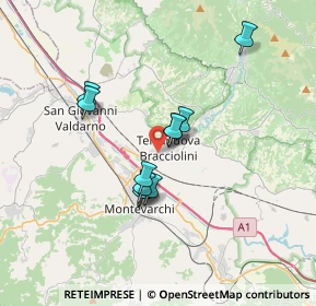 Mappa Via Gioacchino Rossini, 52028 Terranuova Bracciolini AR, Italia (2.82818)