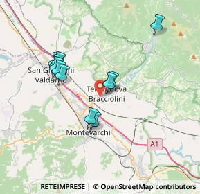 Mappa Via Gioacchino Rossini, 52028 Terranuova Bracciolini AR, Italia (3.37545)