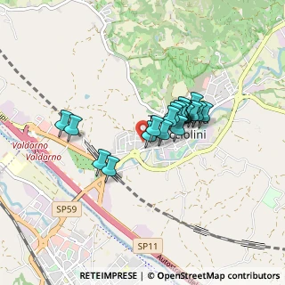 Mappa Via Gioacchino Rossini, 52028 Terranuova Bracciolini AR, Italia (0.6395)