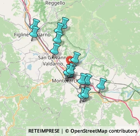 Mappa Via Gioacchino Rossini, 52028 Terranuova Bracciolini AR, Italia (6.07)