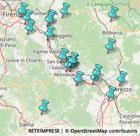 Mappa Via Gioacchino Rossini, 52028 Terranuova Bracciolini AR, Italia (16.4985)