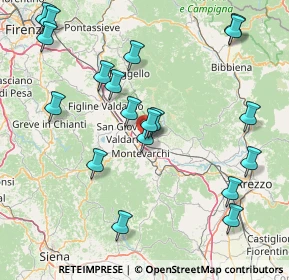 Mappa Via Gioacchino Rossini, 52028 Terranuova Bracciolini AR, Italia (18.83947)
