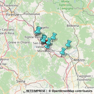 Mappa Via Gioacchino Rossini, 52028 Terranuova Bracciolini AR, Italia (7.00091)