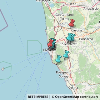 Mappa Via Guglielmo Oberdan, 57125 Livorno LI, Italia (6.83071)