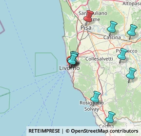 Mappa Via Guglielmo Oberdan, 57125 Livorno LI, Italia (16.02909)