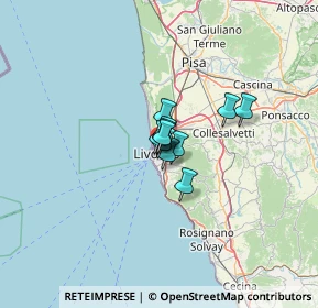 Mappa Via Guglielmo Oberdan, 57125 Livorno LI, Italia (5.05818)