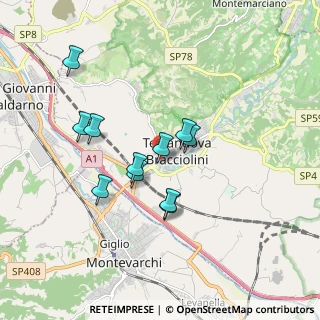 Mappa Via Don Milani, 52028 Terranuova Bracciolini AR, Italia (1.54636)