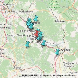 Mappa Via Don Milani, 52028 Terranuova Bracciolini AR, Italia (9.69875)
