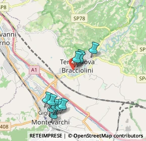 Mappa Via Guido Bigi, 52028 Terranuova Bracciolini AR, Italia (1.90455)
