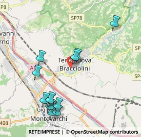 Mappa Via Guido Bigi, 52028 Terranuova Bracciolini AR, Italia (2.27833)