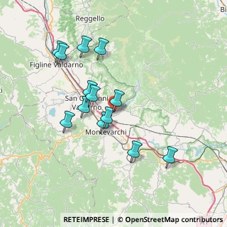 Mappa Via Guido Bigi, 52028 Terranuova Bracciolini AR, Italia (7.00615)