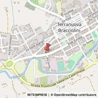 Mappa Viale Europa, 5, 52028 Terranuova Bracciolini, Arezzo (Toscana)