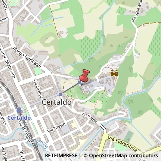 Mappa Via della Rena, 6, 50052 Certaldo, Firenze (Toscana)