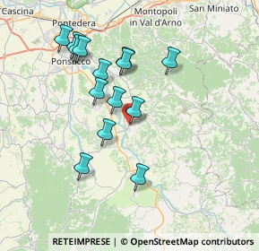 Mappa Corso Giacomo Matteotti, 56037 Peccioli PI, Italia (7.09929)