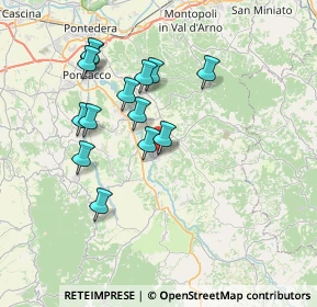 Mappa Corso Giacomo Matteotti, 56037 Peccioli PI, Italia (6.94786)