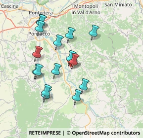 Mappa Corso Giacomo Matteotti, 56037 Peccioli PI, Italia (7.31688)