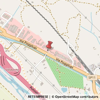 Mappa Via Poggilupi, 360, 52028 Montevarchi, Arezzo (Toscana)