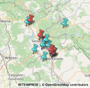 Mappa Via Giuseppe Verdi, 06016 San Giustino PG, Italia (9.81947)