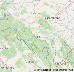 Mappa 61043 Cagli PU, Italia (11.6395)