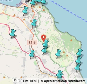 Mappa Via Boranico, 60131 Ancona AN, Italia (6.145)