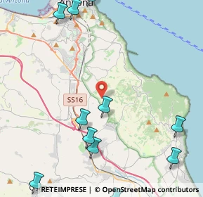 Mappa Via Boranico, 60131 Ancona AN, Italia (6.07545)