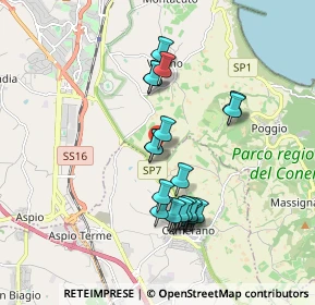 Mappa Via Boranico, 60131 Ancona AN, Italia (1.6425)