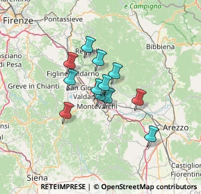 Mappa Via G. Monaco, 52028 Terranuova Bracciolini AR, Italia (9.09583)