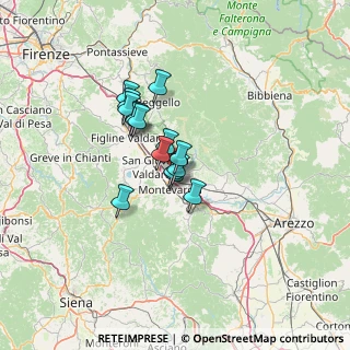 Mappa Via G. Monaco in Terranuova Bracciolini, 52028 Terranuova Bracciolini AR, Italia (8.94733)