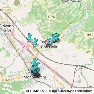 Mappa Via G. Monaco in Terranuova Bracciolini, 52028 Terranuova Bracciolini AR, Italia (2.30105)