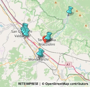 Mappa Via G. Monaco in Terranuova Bracciolini, 52028 Terranuova Bracciolini AR, Italia (3.46182)