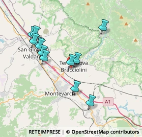 Mappa Via G. Monaco in Terranuova Bracciolini, 52028 Terranuova Bracciolini AR, Italia (3.74083)