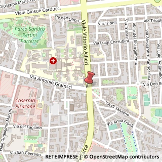 Mappa Piazza Damiano Chiesa,  44, 57124 Livorno, Livorno (Toscana)