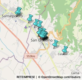 Mappa Viale Raffaello, 06016 San Giustino PG, Italia (0.8865)