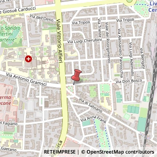 Mappa Piazza Damiano Chiesa,  3, 57124 Livorno, Livorno (Toscana)