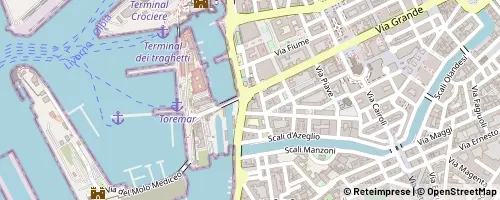 Mappa Livorno
