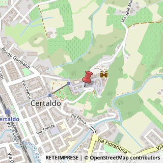 Mappa Via del Castello, 34, 50052 Certaldo, Firenze (Toscana)