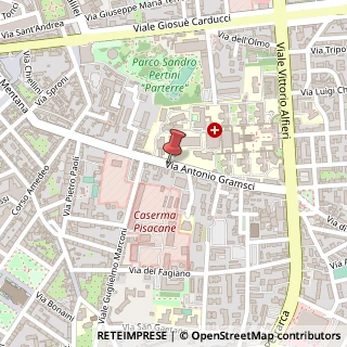 Mappa Via Antonio Gramsci,  82, 57125 Livorno, Livorno (Toscana)