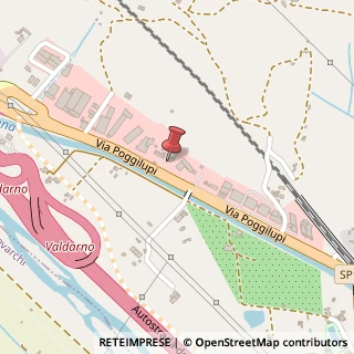 Mappa Via Poggilupi, 668, 52028 Terranuova Bracciolini, Arezzo (Toscana)