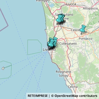 Mappa Via Bernardina, 57125 Livorno LI, Italia (8.88824)