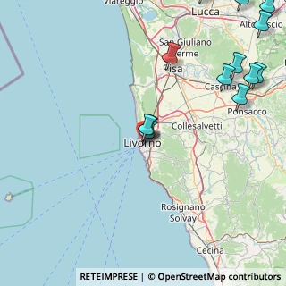 Mappa Via Bernardina, 57125 Livorno LI, Italia (24.82714)